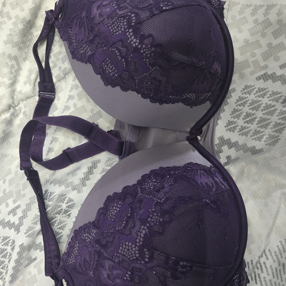 Torrid Deep Purple Lace Bra